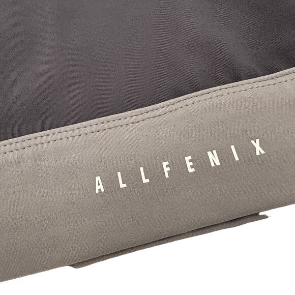 Allfenix Grey & Black Colorblock Halter Sports Bra Size Medium - Picture 4 of 6